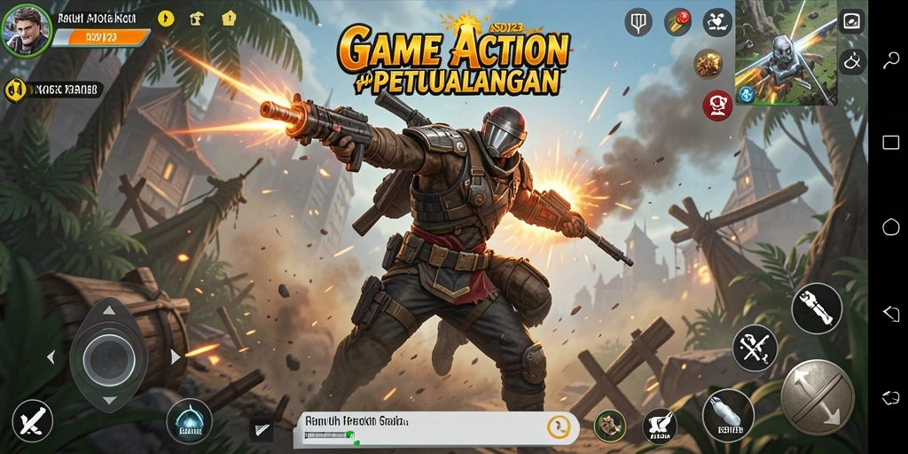 Tangkapan layar gameplay <strong>ASD123</strong> dengan aksi mendebarkan.
