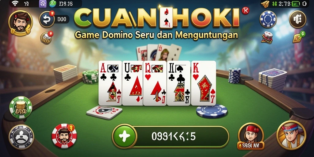 Tampilan menarik dari gameplay CUANHOKI yang seru dan menantang.