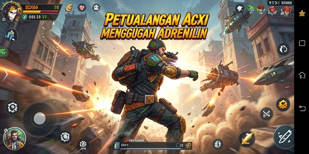 Screenshot dari gameplay <strong>IDX66</strong> yang intens dan menegangkan.