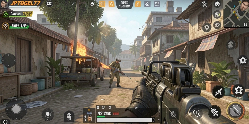 Screenshot gameplay epik dari JPTOGEL77 di TPS.