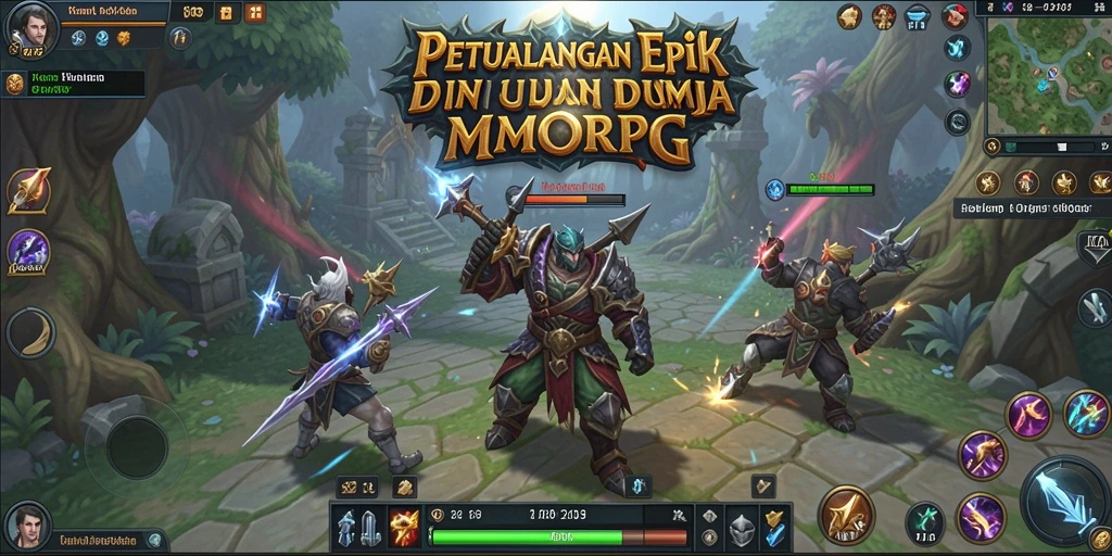Screenshot dari L777 menampilkan aksi pertarungan yang seru dalam MMORPG.