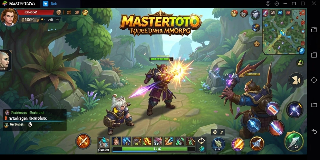 Tampilan gameplay menarik MASTERTOTO dengan karakter dan dunia yang indah.