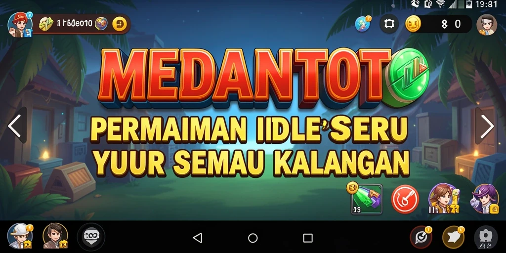 Tampilan gameplay MEDANTOTO yang menakjubkan dan interaktif.
