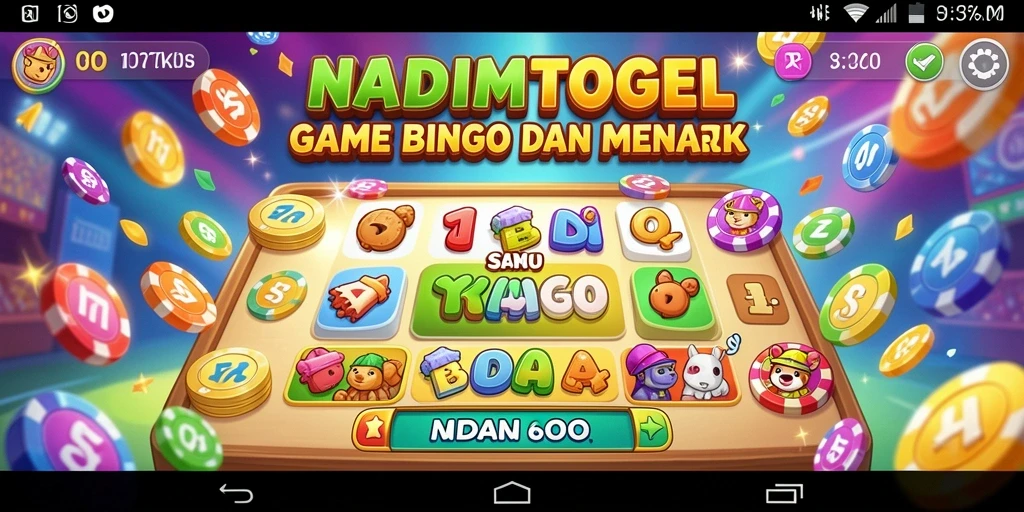 Tampilan menarik dari gameplay Bingo NADIMTOGEL yang mengasyikkan.