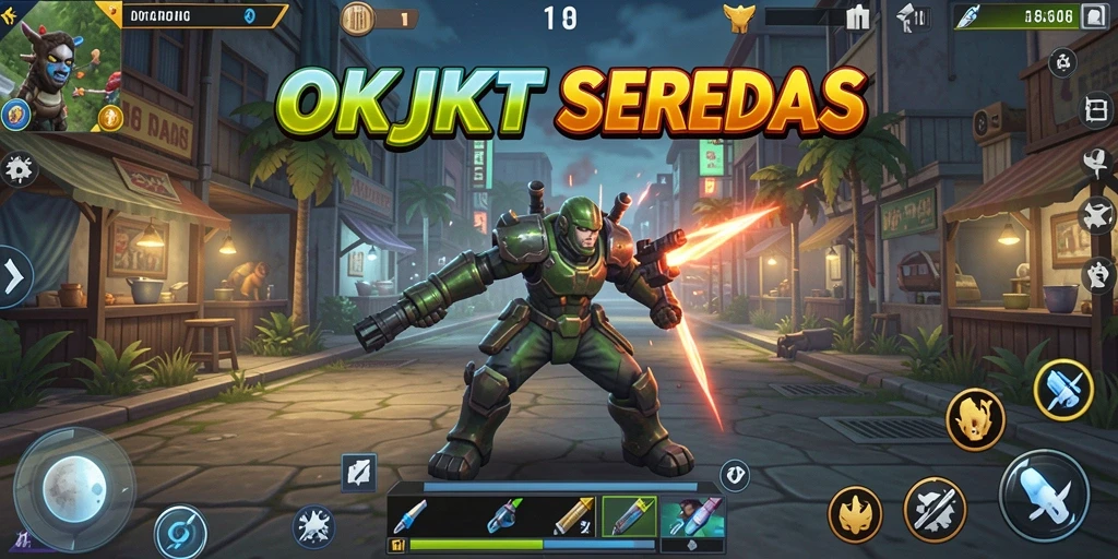 Tangkapan layar gameplay <strong>OKJKT</strong> dengan aksi strategi yang mendebarkan.