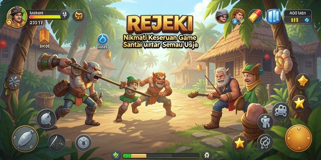 Screenshot gameplay REJEKI menampilkan keseruan dan tantangan.