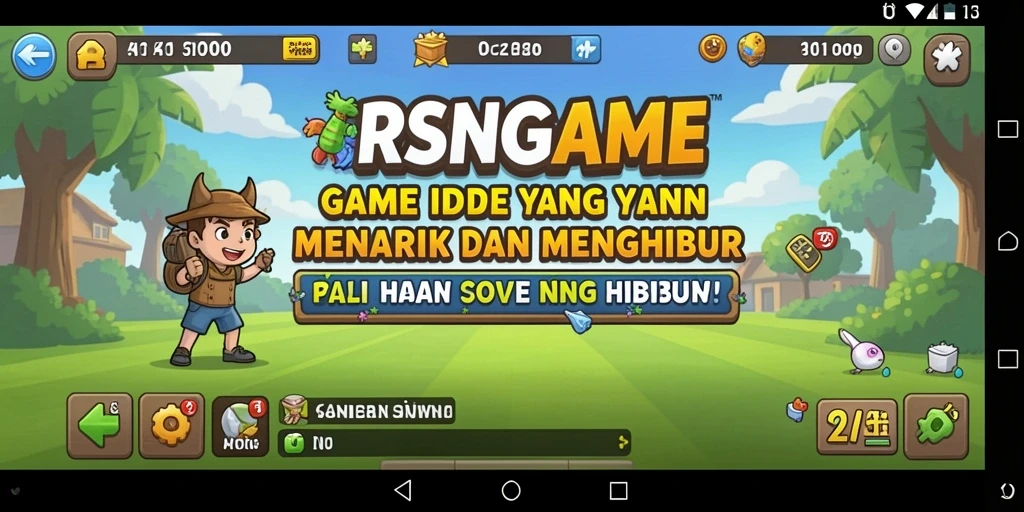 Tampilan gameplay menarik RSNGAME dengan elemen Idle.