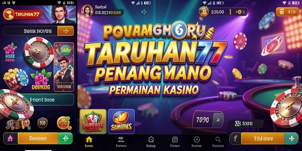 Screenshot TARUHAN77 menampilkan gameplay kasino yang seru dan menarik.