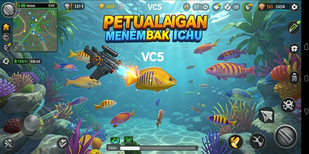 Tangkapan layar gameplay VC5 yang mengasyikkan dan penuh warna.