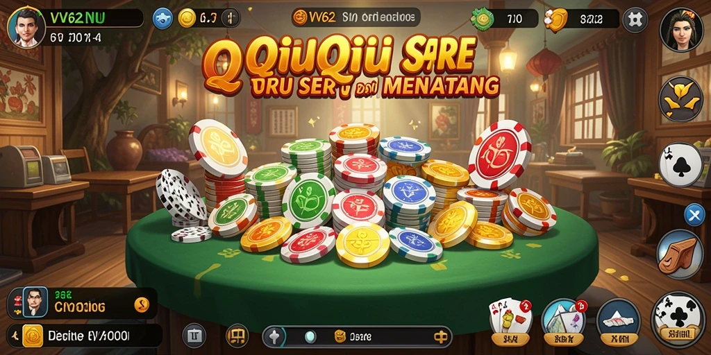 Tampilan gameplay QiuQiu yang menarik dan kompetitif.